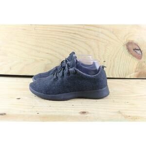 Allbirds Wool Runners Womens Sz 7 Gray Black Knit Lace Up Sneakers